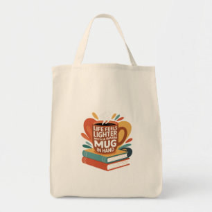 Bolsa Tote Livro e Brew Bliss