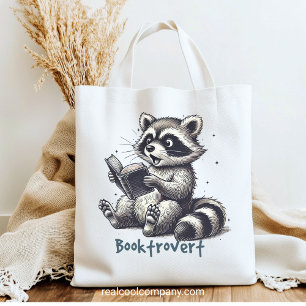 Bolsa Tote Livro engraçado do Racoonvertido 