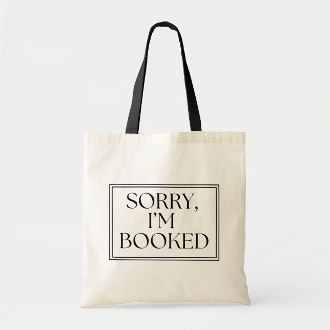 Bolsa Tote Livro Fofo Temático (Frente)