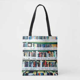 Bolsa Tote Livro Lover Bag, biblioteca