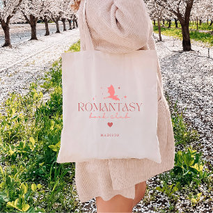 Bolsa Tote Livro Personalizado Mínimo Amadurece 'Romantasy Bo