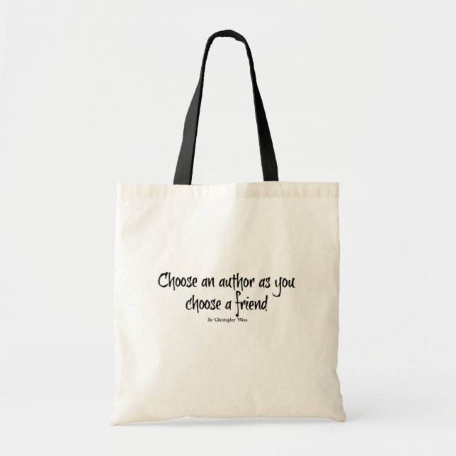 Bolsa Tote Livro Tote Bag - Sir Christopher Wren (Frente)