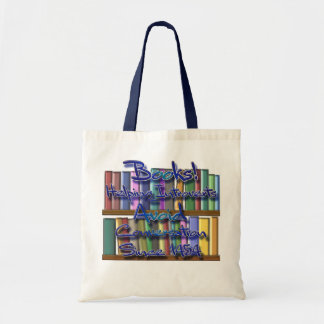 Bolsa Tote Livros ajudando introvertidos.