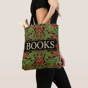 Bolsa Tote Livros Amantes de Livros Escritores Leitores Bibli