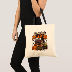 Bolsa Tote Livros Assustadores para o Halloween – Gótico Vint