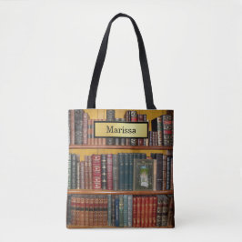 Bolsa Tote Livros da Biblioteca de Amantes da Biblioteca Hard
