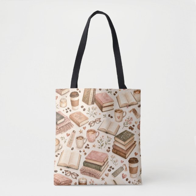 Bolsa Tote Livros de Café e Coisas (Frente)