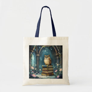 Bolsa Tote Livros de óculos de coruja fantasma