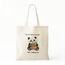 Livros de Panda Fofo com o Nome do Melhor Professo