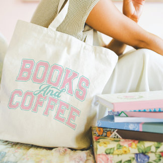 Bolsa Tote Livros e café