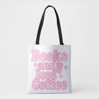 Bolsa Tote Livros e café gelado