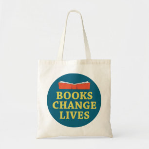 Bolsa Tote Livros Mudam Vidas