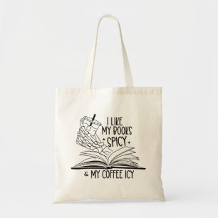 Bolsa Tote Livros picantes e café gelado
