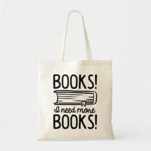 Bolsa Tote Livros! Preciso De Mais Livros!