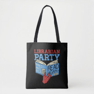 Bolsa Tote Livros - Presente do Partido do Bibliotecário Aman