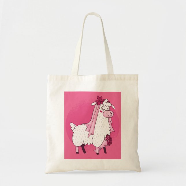 Bolsa Tote Llama Bride (Frente)