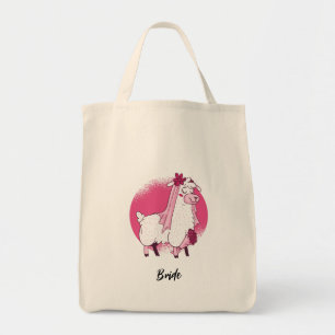 Bolsa Tote Llama Bride Tote Bag