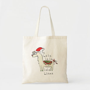 Bolsa Tote Llama Cute Engraçado Crianças de Natal