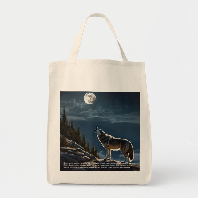 Bolsa Tote Lobo (Frente)