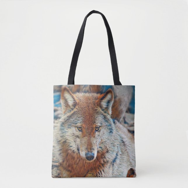 Bolsa Tote lobo (Frente)