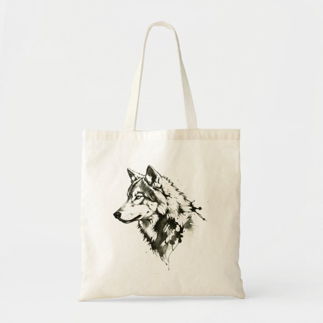 Bolsa Tote Lobo (Frente)
