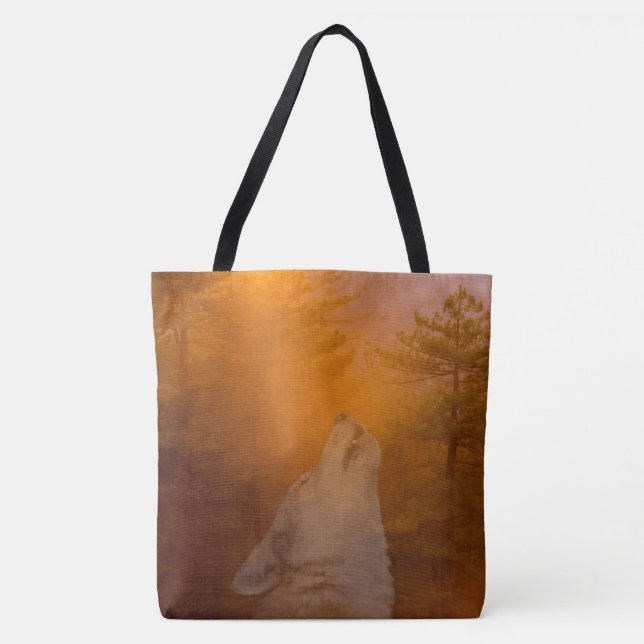Bolsa Tote Lobo (Frente)