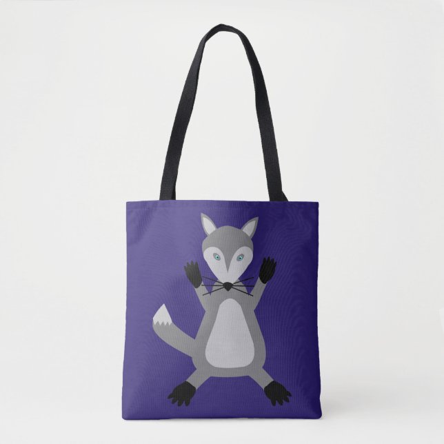 Bolsa Tote Lobo de Halloween Cachorro (Frente)