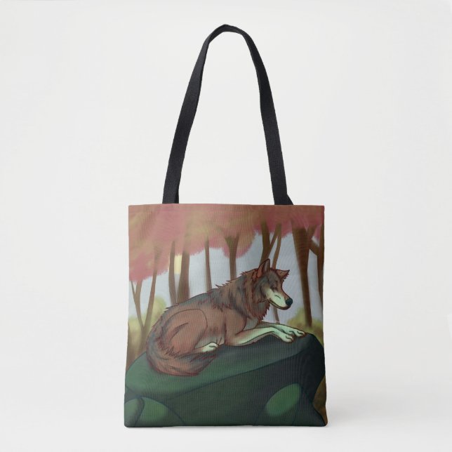 Bolsa Tote Lobo Europeu (Frente)