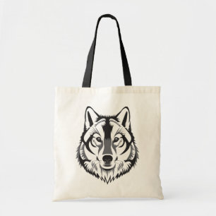Bolsa Tote Lobo ilustrado