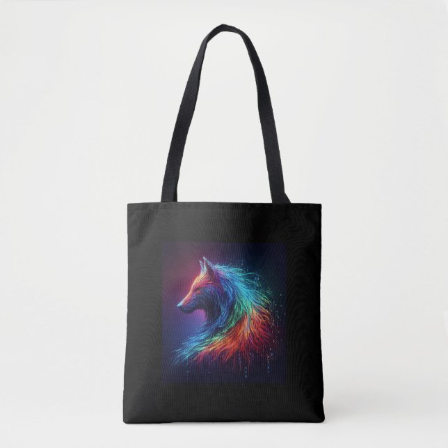Bolsa Tote Lobo Magestoso (Frente)
