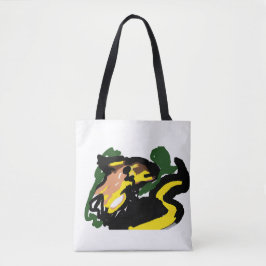 Bolsa Tote Lobo no outono