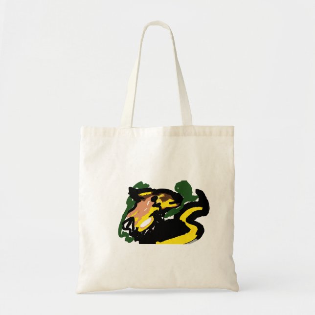 Bolsa Tote Lobo no outono (Frente)
