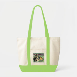 Bolsa Tote Lobo por Paula Atwell