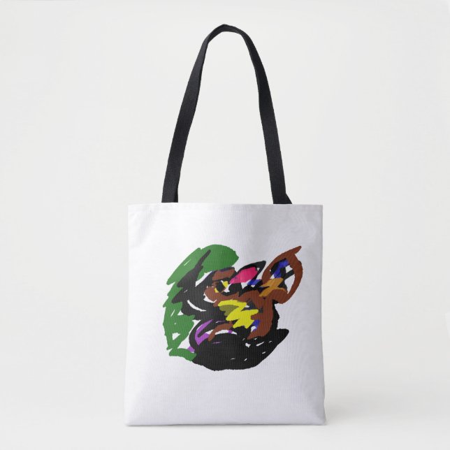 Bolsa Tote Lobo Selvagem outono  (Frente)
