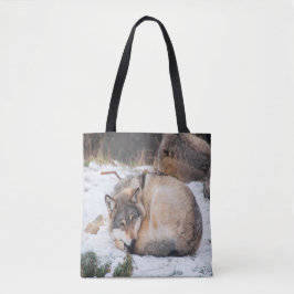 Bolsa Tote Lobos dormindo