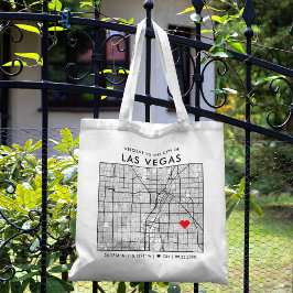 Bolsa Tote Localizador de Amor de Las Vegas | Boas-vindas ao