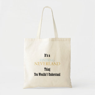 Bolsa Tote Localizando a Sacola Tote Neverland