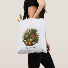 Bolsa Tote Localmente Cultivado - Produto de Colheita Fresco