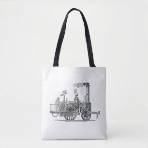 Bolsa Tote Locomotiva de Vapor Antecipado