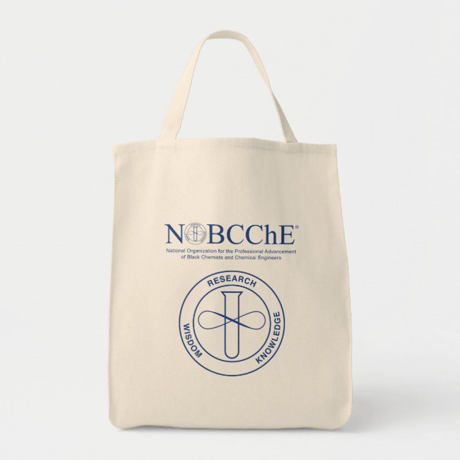 Bolsa Tote Logotipo azul NOBCChE (Frente)