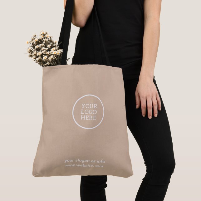 Bolsa Tote Logotipo comercial | Empresa profissional (Close Up)