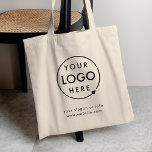 Bolsa Tote Logotipo comercial | Empresa Profissional<br><div class="desc">Um simples modelo de negócios personalizado em um estilo moderno minimalista que pode ser facilmente atualizado com o logotipo e o texto de sua empresa. Se você precisar de ajuda para personalizar este produto, entre em contato comigo usando o botão de mensagem abaixo e terei todo o prazer em ajudá-lo....</div>