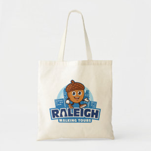 Bolsa Tote Logotipo Cute Acorn de Tours caminhados Raleigh