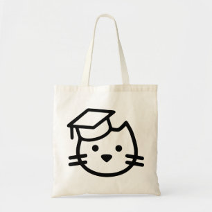 Bolsa Tote Logotipo da academia do gatinho