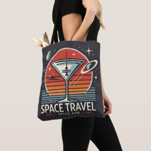 Bolsa Tote Logotipo da Era Espacial Martini Viagem 1957