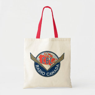 Bolsa Tote Logotipo da Retro CBC 1940s