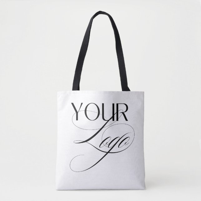 Bolsa Tote Logotipo de Empresa Personalizado Simples Frente e (Frente)