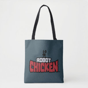 Bolsa Tote Logotipo de galinha robô