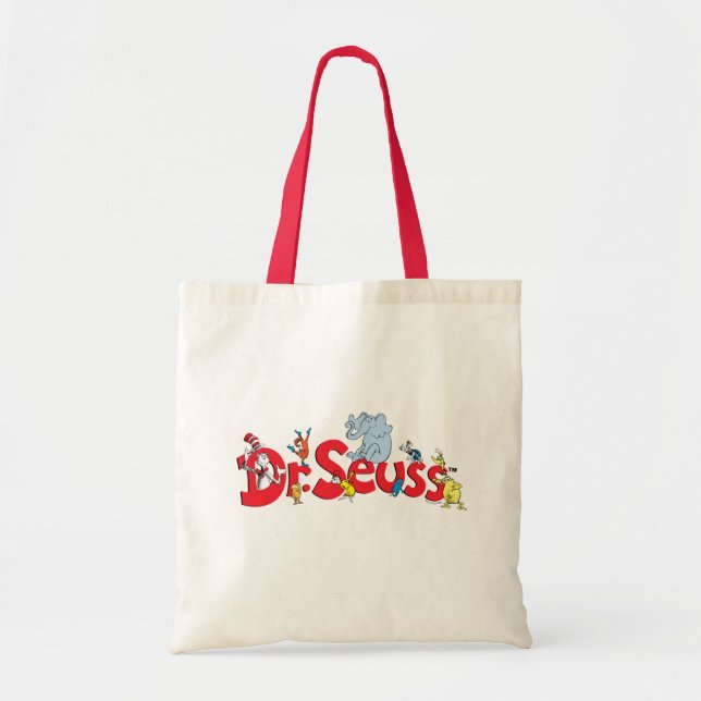 Bolsa Tote Logotipo de personagem Dr. Seuss (Frente)