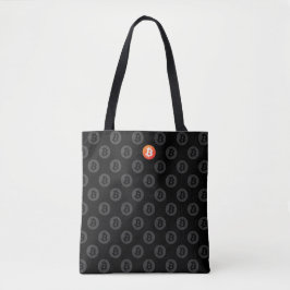 Bolsa Tote Logotipo do Bitcoin (Clássico - Estilo 2)